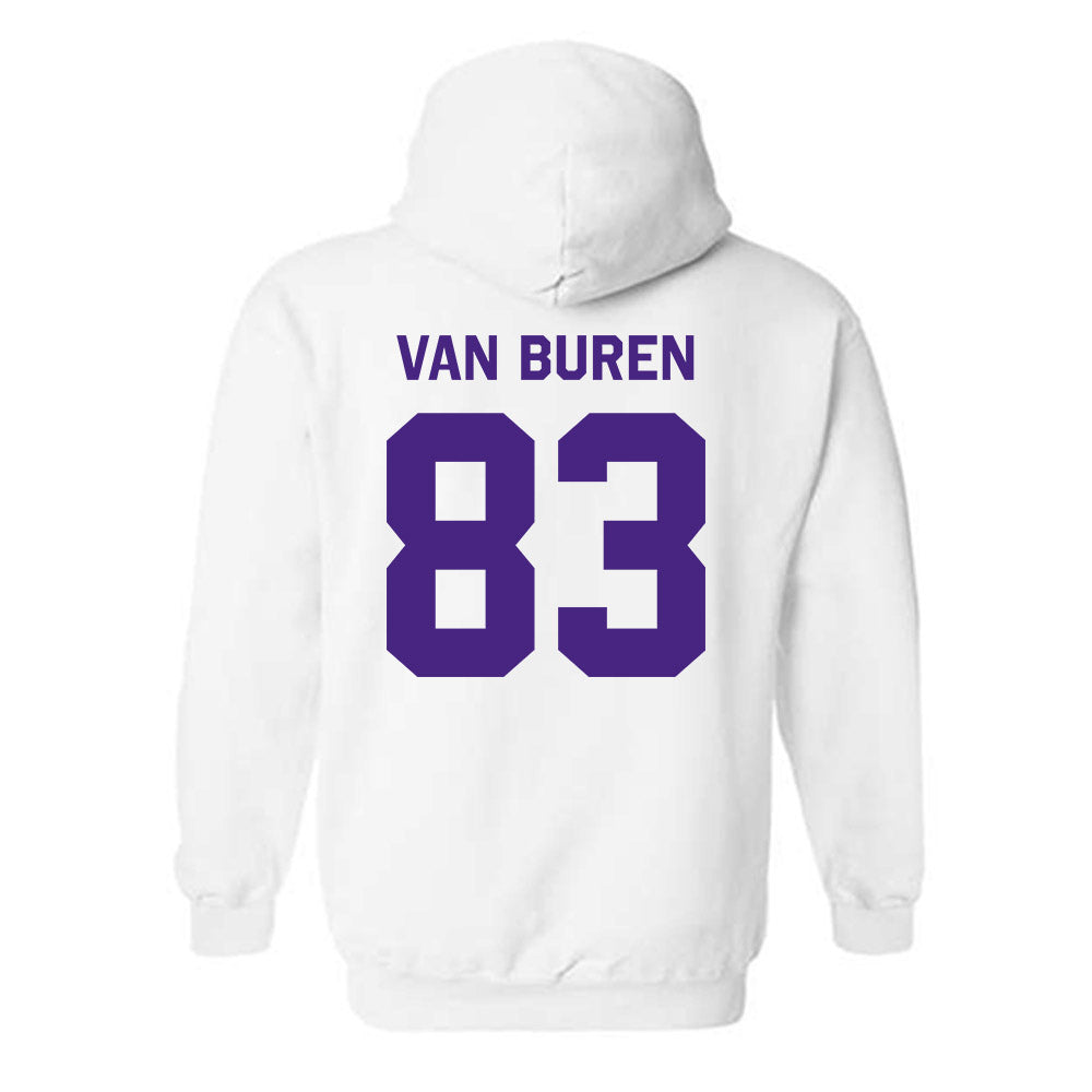 Northwestern - NCAA Football : Blake Van Buren - Classic Shersey Hooded Sweatshirt-1