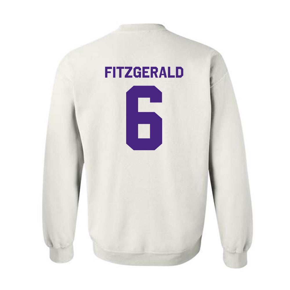 Northwestern - NCAA Football : Robert Fitzgerald - Classic Shersey Crewneck Sweatshirt-1