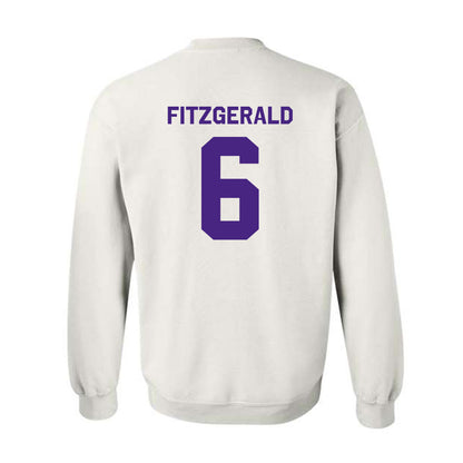 Northwestern - NCAA Football : Robert Fitzgerald - Classic Shersey Crewneck Sweatshirt-1