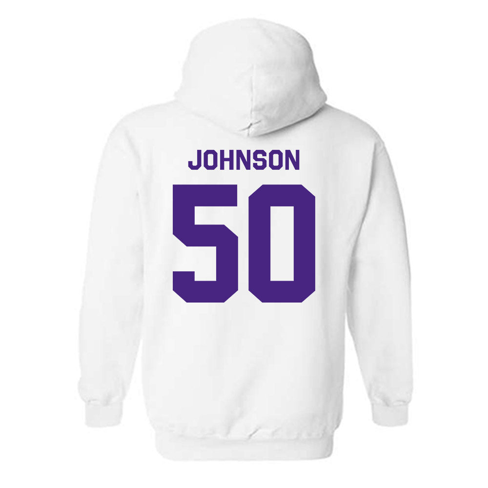 Northwestern - NCAA Football : Qayvier Johnson - Classic Shersey Hooded Sweatshirt-1