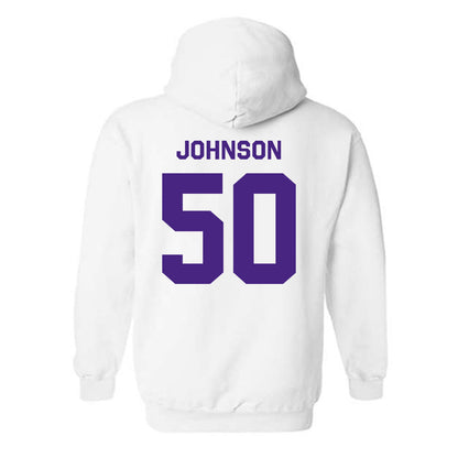 Northwestern - NCAA Football : Qayvier Johnson - Classic Shersey Hooded Sweatshirt-1
