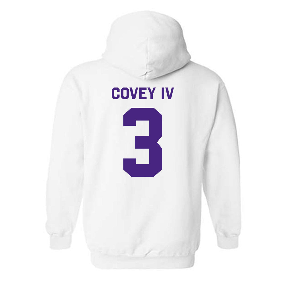 Northwestern - NCAA Football : Frank Covey IV - Classic Shersey Hooded Sweatshirt-1