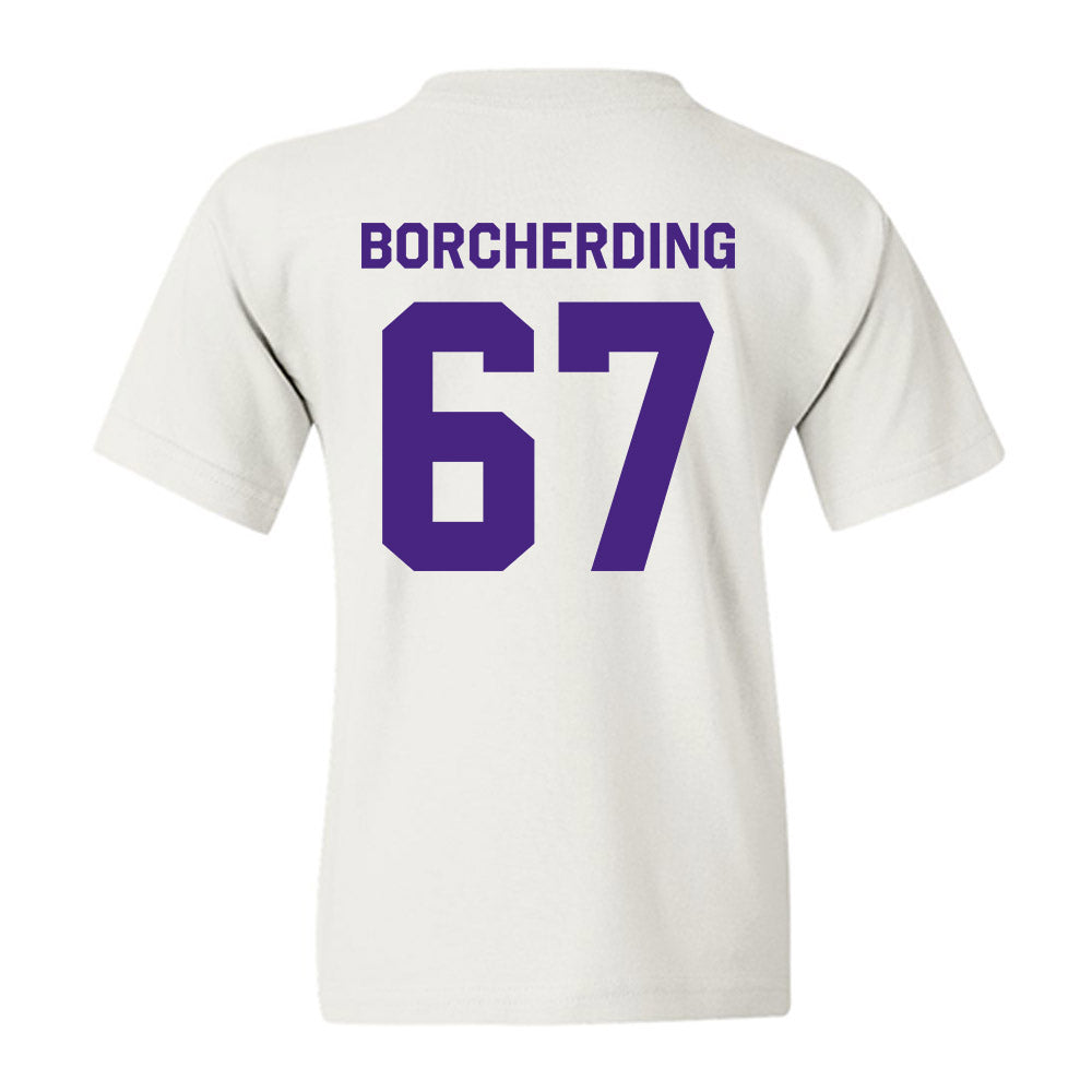 Northwestern - NCAA Football : Jace Borcherding - Classic Shersey Youth T-Shirt-1