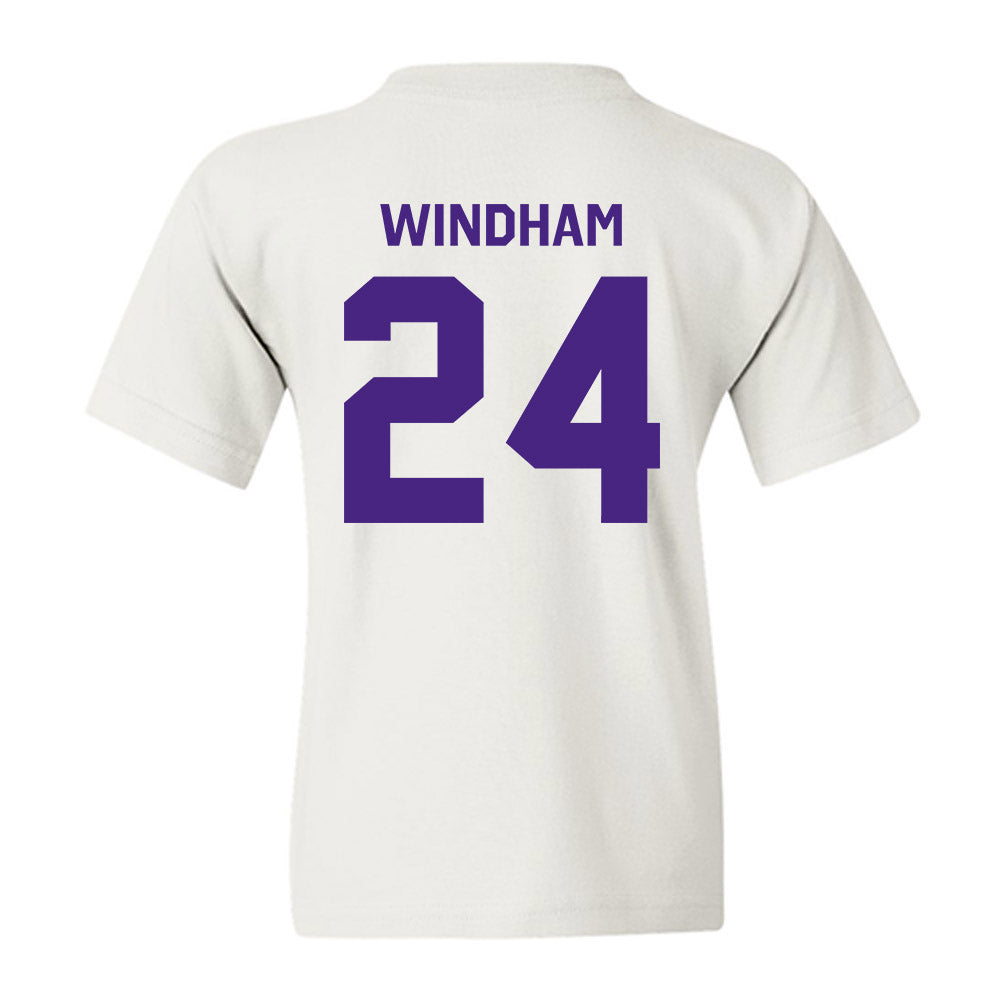 Northwestern - NCAA Men's Basketball : KJ Windham - Classic Shersey Youth T-Shirt-1