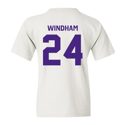 Northwestern - NCAA Men's Basketball : KJ Windham - Classic Shersey Youth T-Shirt-1