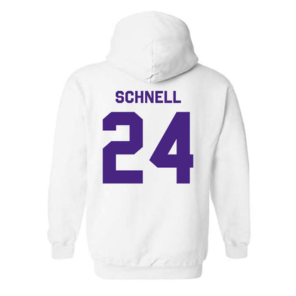 Northwestern - NCAA Women's Volleyball : Cate Schnell - Classic Shersey Hooded Sweatshirt-1