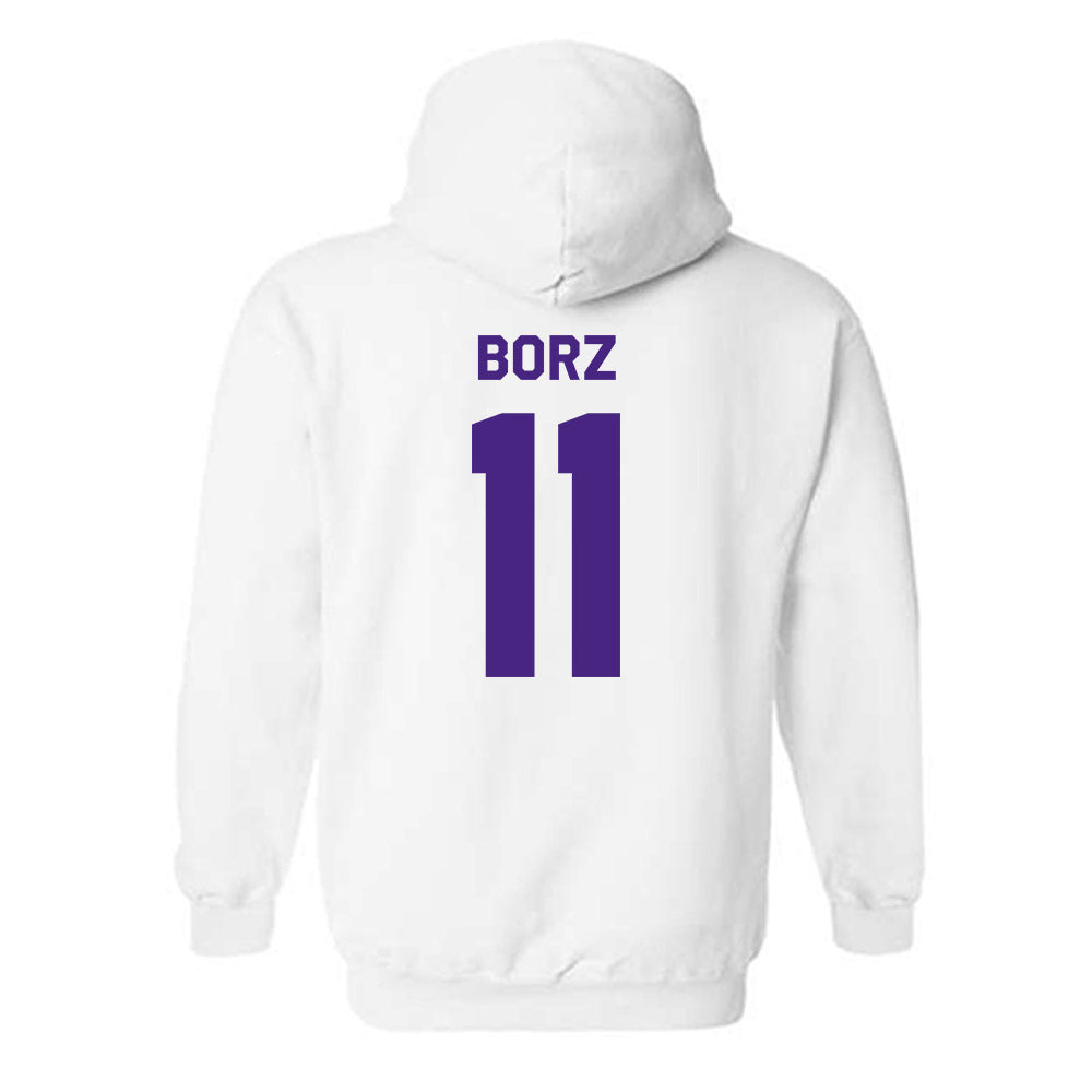 Northwestern - NCAA Women's Field Hockey : Piper Borz - Classic Shersey Hooded Sweatshirt-1