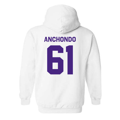 Northwestern - NCAA Football : David Anchondo - Classic Shersey Hooded Sweatshirt-1
