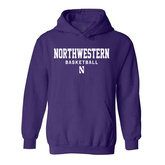 Northwestern - NCAA Men's Basketball : Nicholas Martinelli - Classic Shersey Hooded Sweatshirt-0