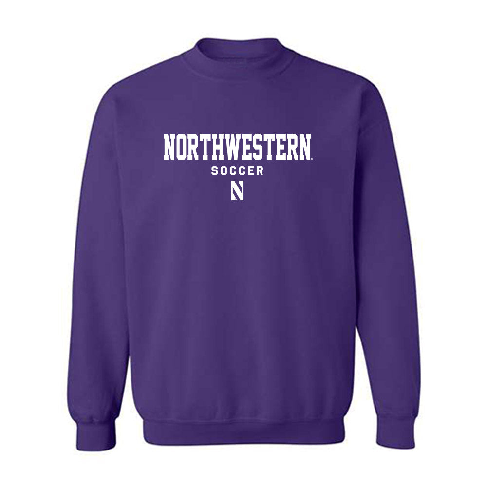 Northwestern - NCAA Men's Soccer : Ethan Nakolo - Classic Shersey Crewneck Sweatshirt-0