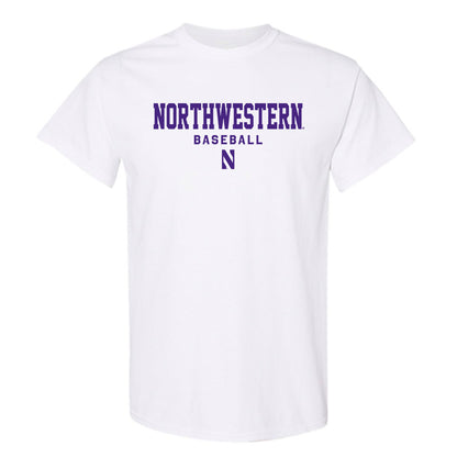 Northwestern - NCAA Baseball : Jack Lausch - Classic Shersey T-Shirt-0