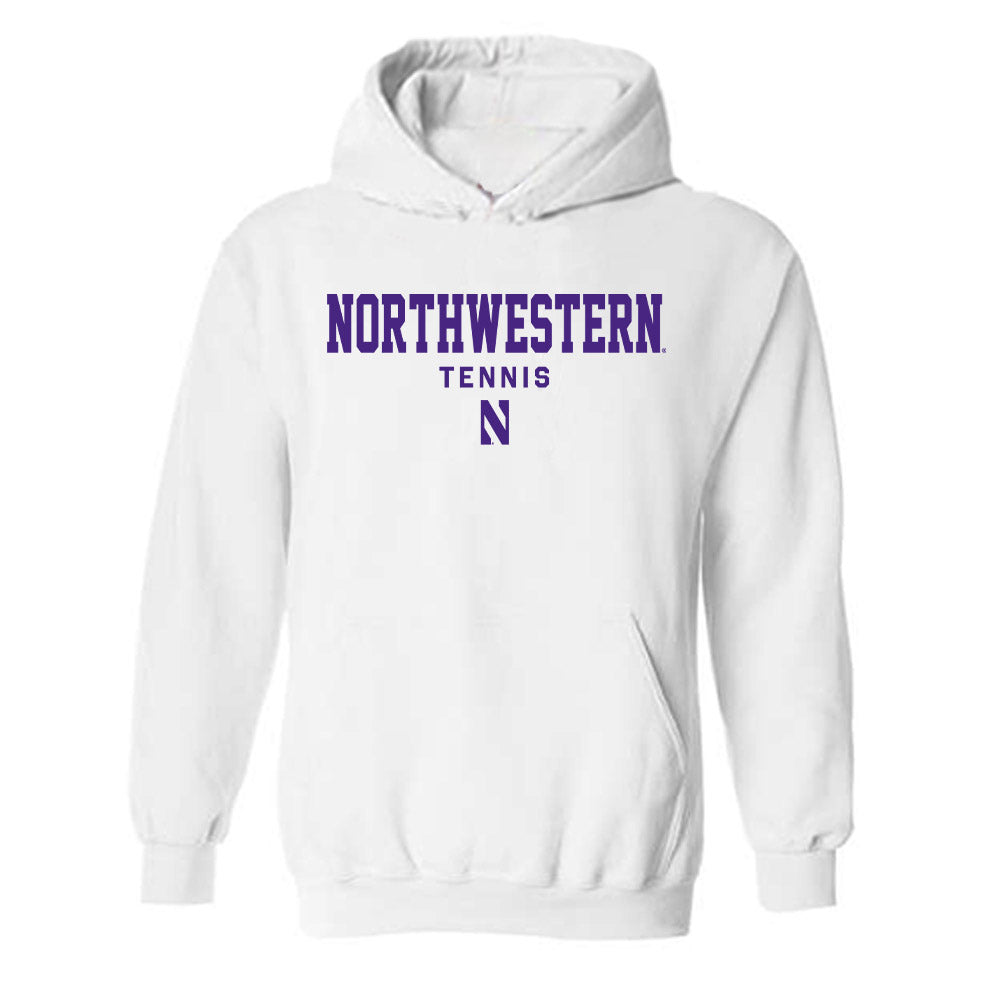 Northwestern - NCAA Men's Tennis : Carter Pate - Classic Shersey Hooded Sweatshirt-0