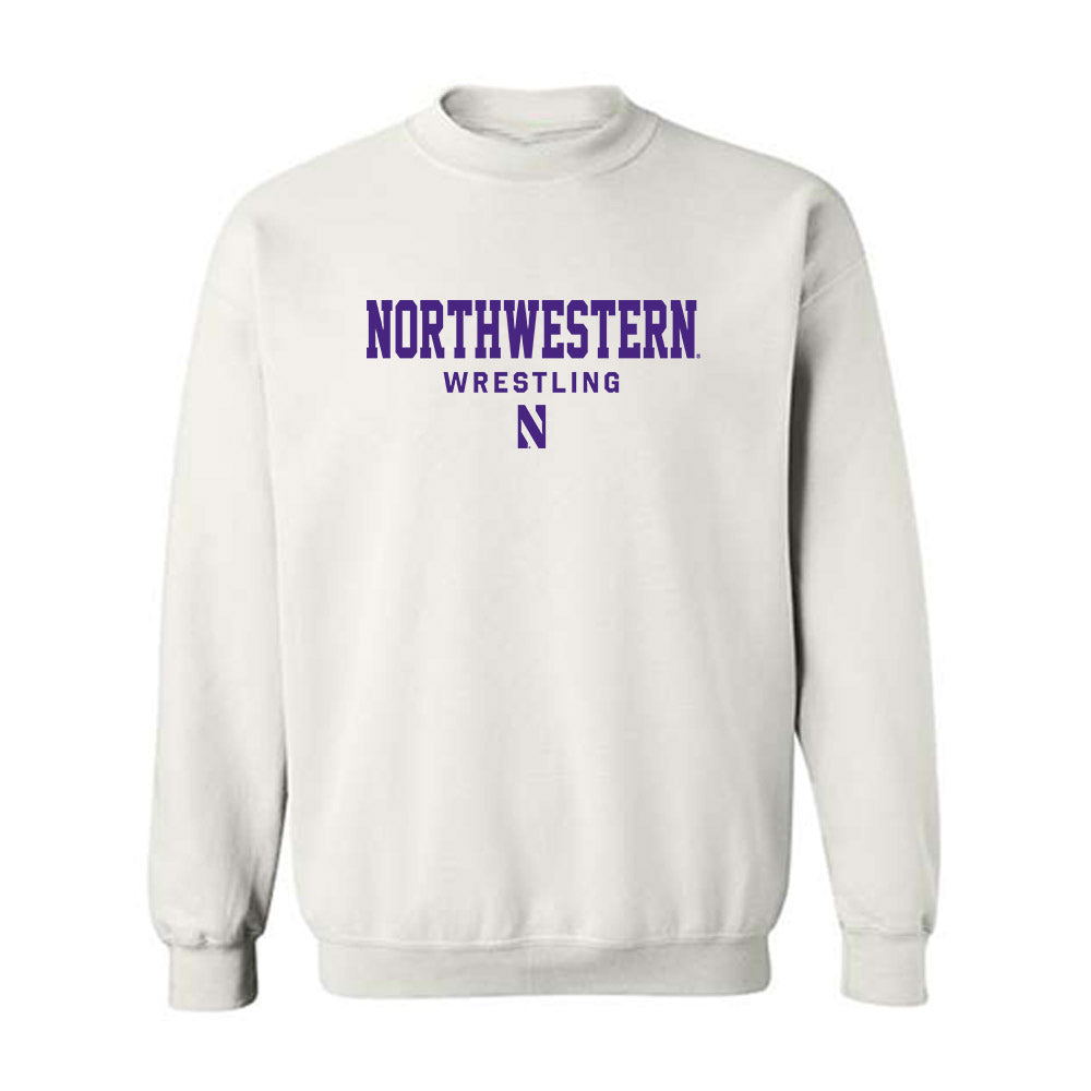 Northwestern - NCAA Wrestling : Dedrick Navarro - Classic Shersey Crewneck Sweatshirt-0