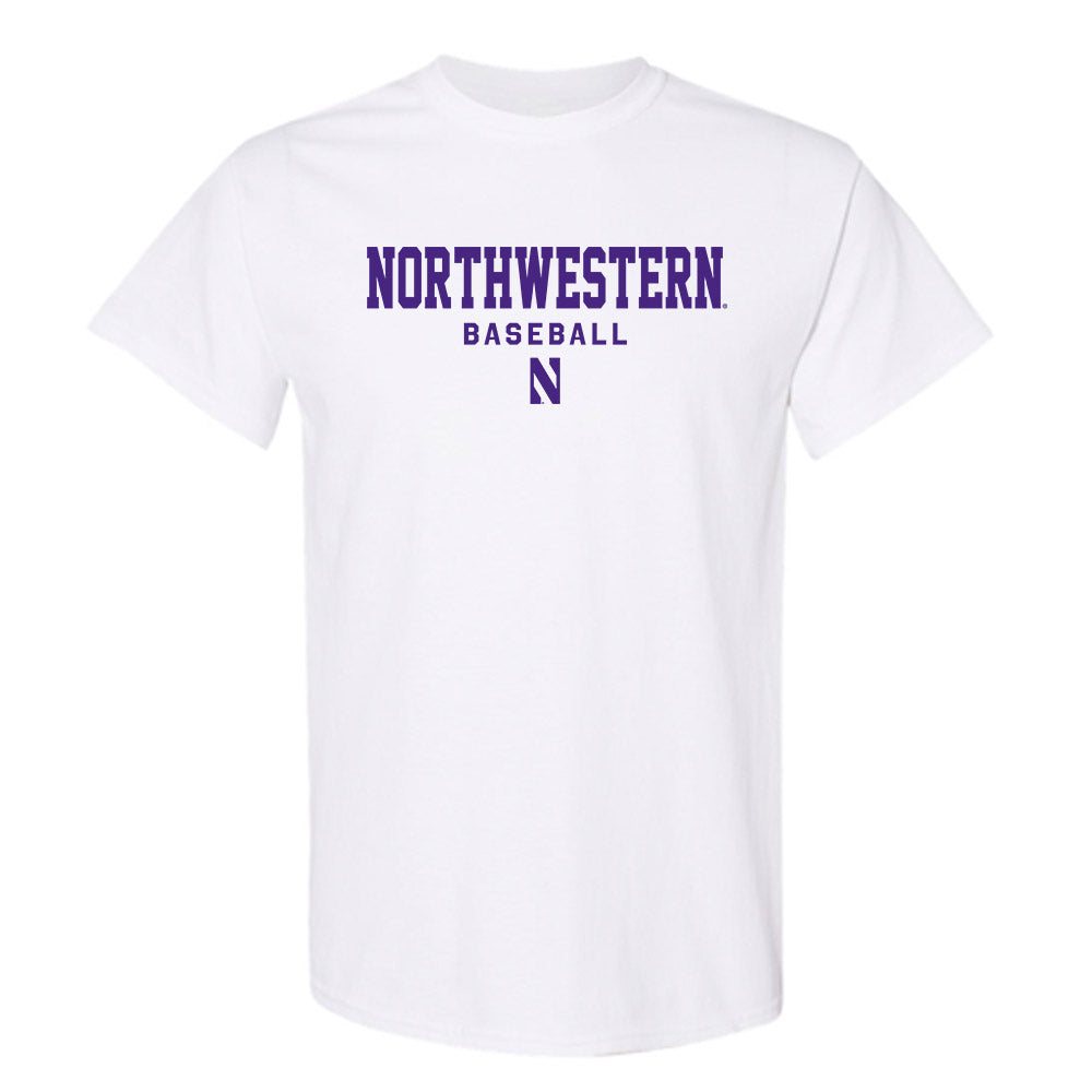 Northwestern - NCAA Baseball : Justin Fryer - Classic Shersey T-Shirt-0