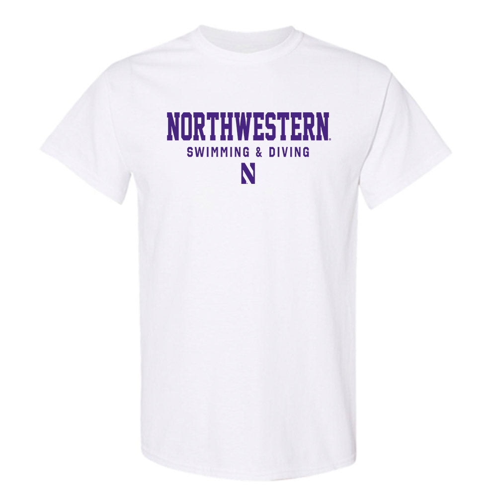 Northwestern - NCAA Women's Swimming & Diving : Flawia Kamzol - Classic Shersey T-Shirt-0