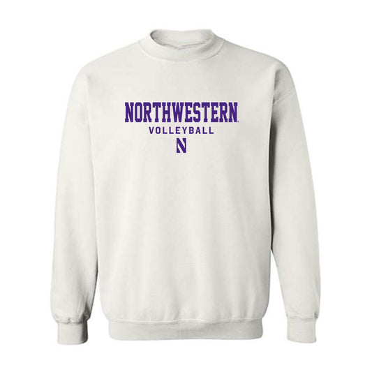 Northwestern - NCAA Women's Volleyball : Clara Schramm - Classic Shersey Crewneck Sweatshirt-0