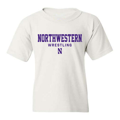 Northwestern - NCAA Wrestling : Massey Odiotti - Classic Shersey Youth T-Shirt-0