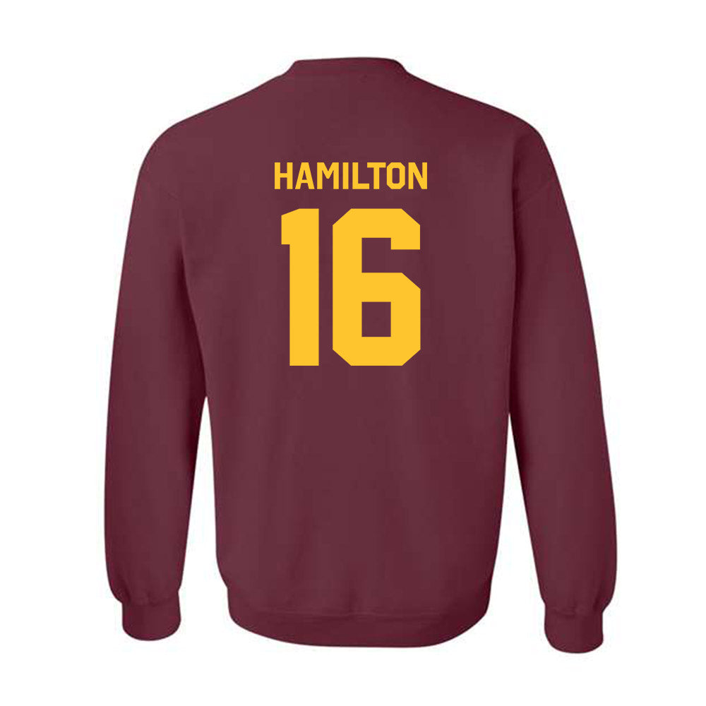 Arizona State - NCAA Football : Jaren Hamilton - Classic Shersey Crewneck Sweatshirt-1