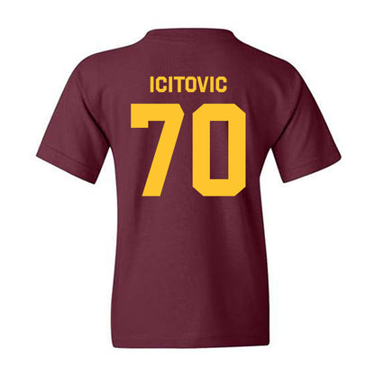 Arizona State - NCAA Men's Basketball : Jovan Icitovic - Classic Shersey Youth T-Shirt-1
