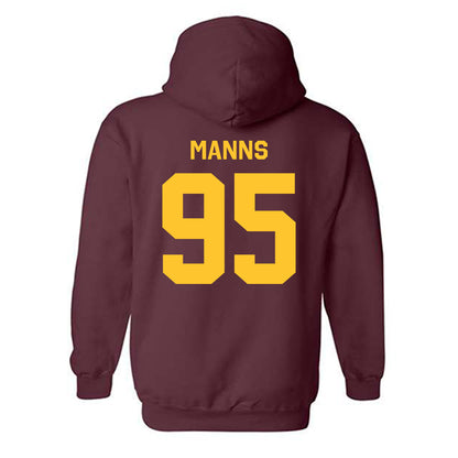Arizona State - NCAA Football : Jeffrey Manns - Classic Shersey Hooded Sweatshirt-1