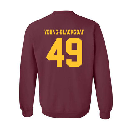 Arizona State - NCAA Football : Prayer Young-Blackgoat - Classic Shersey Crewneck Sweatshirt-1