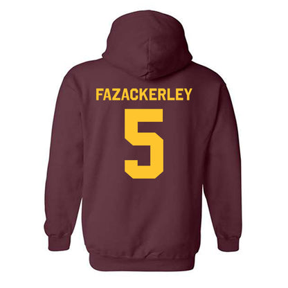 Arizona State - NCAA Women's Soccer : Lucy Fazackerley - Classic Shersey Hooded Sweatshirt-1