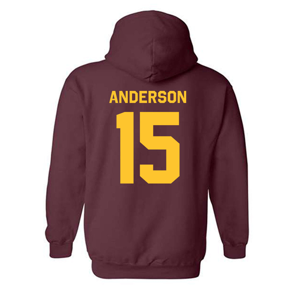 Arizona State - NCAA Football : Khamari Anderson - Classic Shersey Hooded Sweatshirt-1