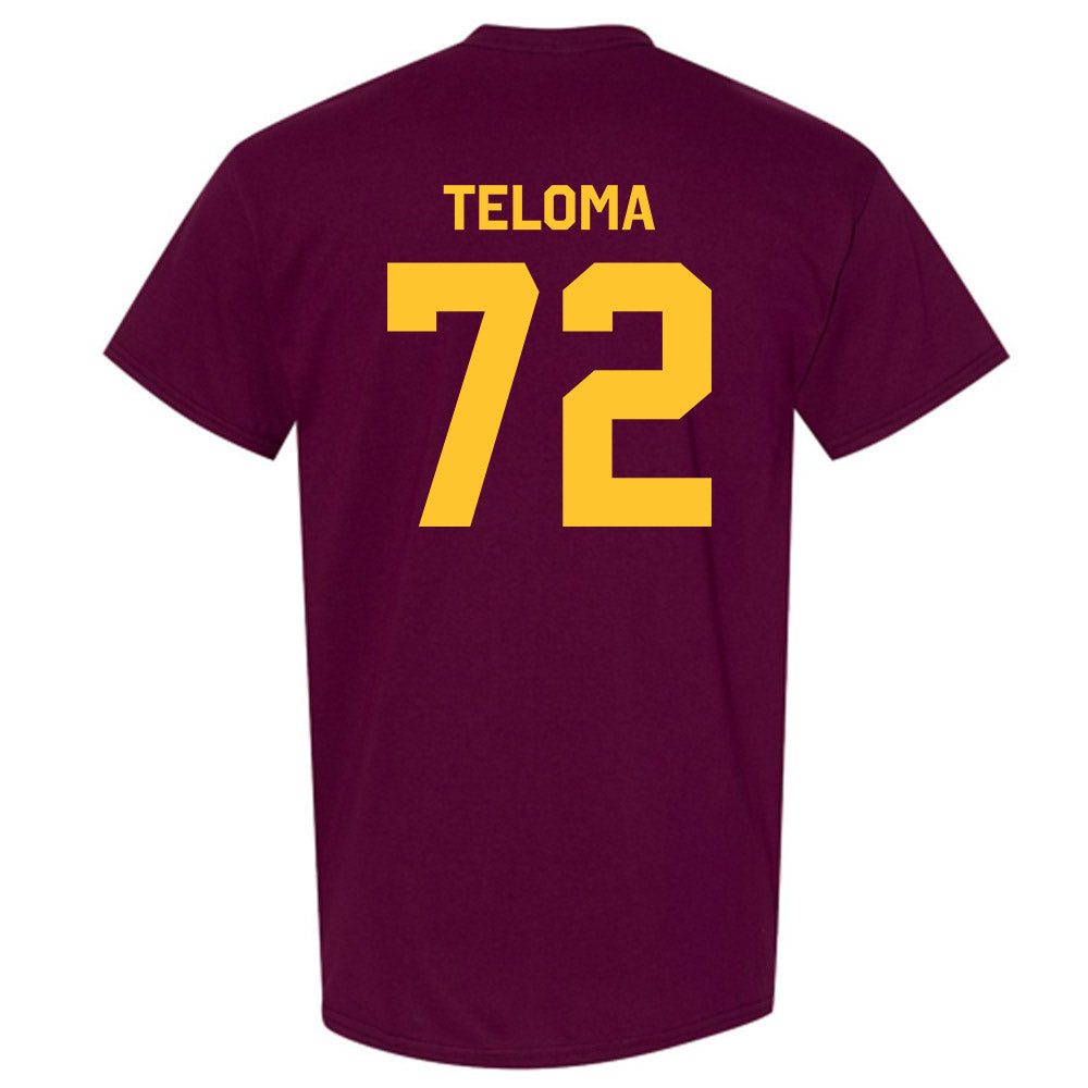 Arizona State - NCAA Football : Doughless Teloma - Classic Shersey T-Shirt-1