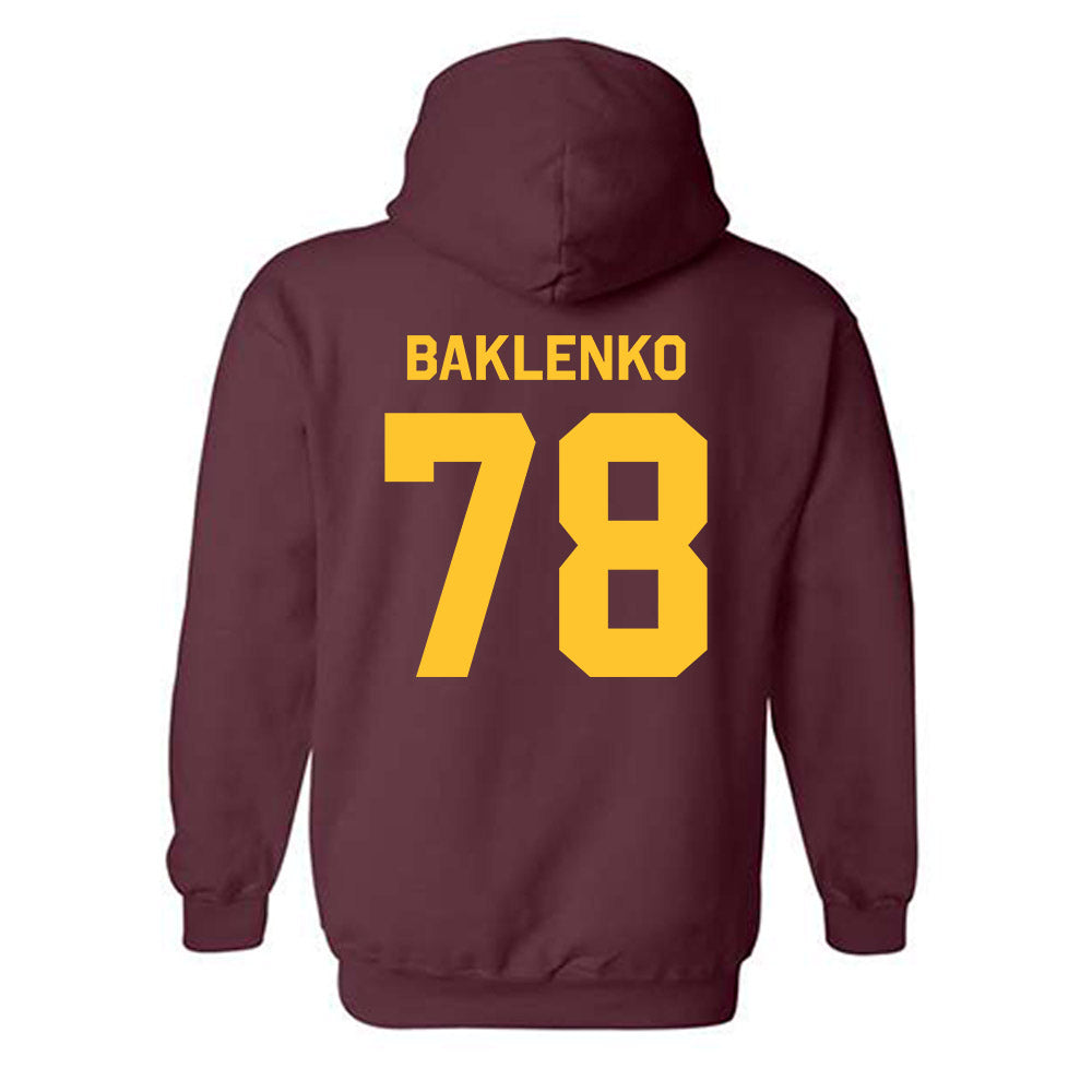 Arizona State - NCAA Football : Luke Baklenko - Classic Shersey Hooded Sweatshirt-2