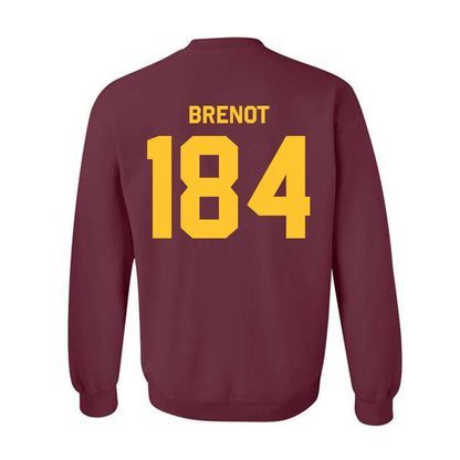 Arizona State - NCAA Wrestling : Aidan Brenot - Classic Shersey Crewneck Sweatshirt-2