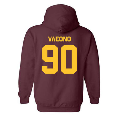 Arizona State - NCAA Football : Hyrum Vaeono - Classic Shersey Hooded Sweatshirt-1