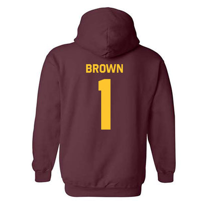 Arizona State - NCAA Football : Kyson Brown - Classic Shersey Hooded Sweatshirt-1