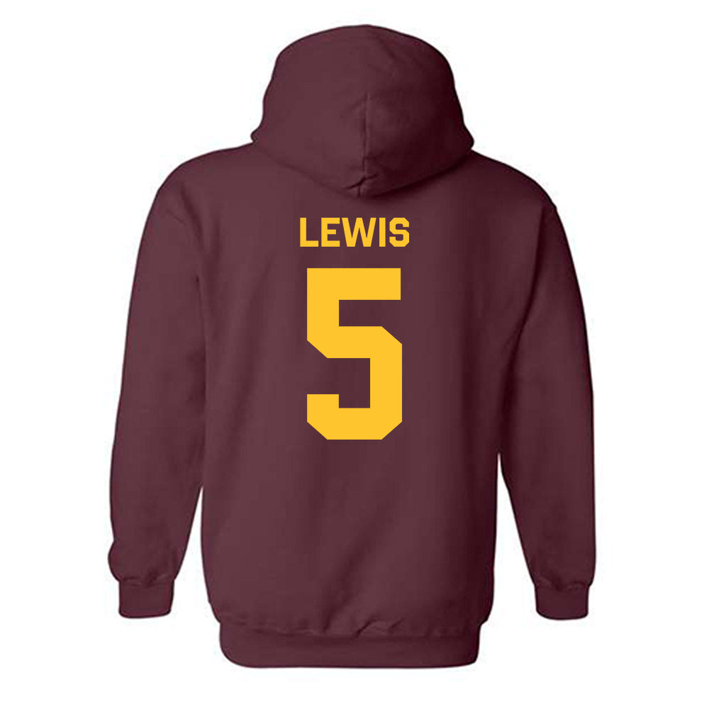 Arizona State - NCAA Baseball : Brenden Lewis - Classic Shersey Hooded Sweatshirt-1