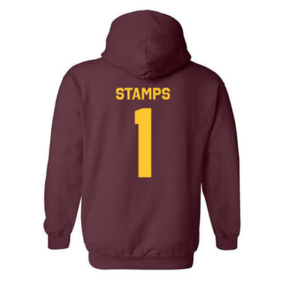 Arizona State - NCAA Football : Ashton Stamps - Classic Shersey Hooded Sweatshirt-1