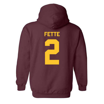 Arizona State - NCAA Football : Jake Fette - Classic Shersey Hooded Sweatshirt-1