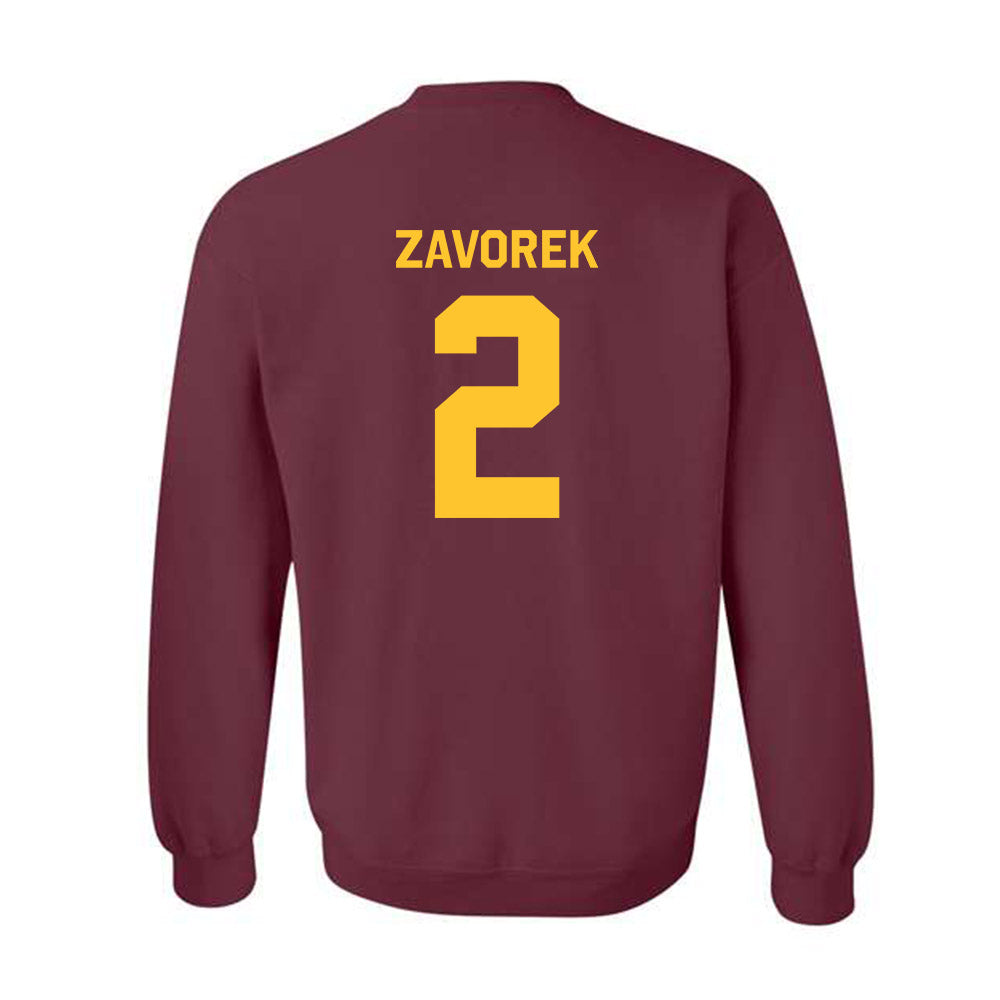Arizona State - NCAA Baseball : Beckett Zavorek - Classic Shersey Crewneck Sweatshirt-1