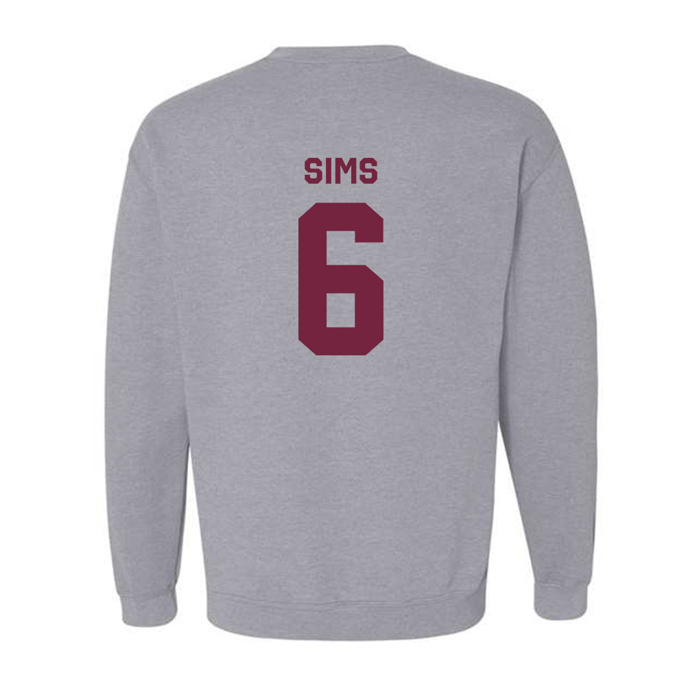 Arizona State - NCAA Football : Jeff Sims - Classic Shersey Crewneck Sweatshirt-1