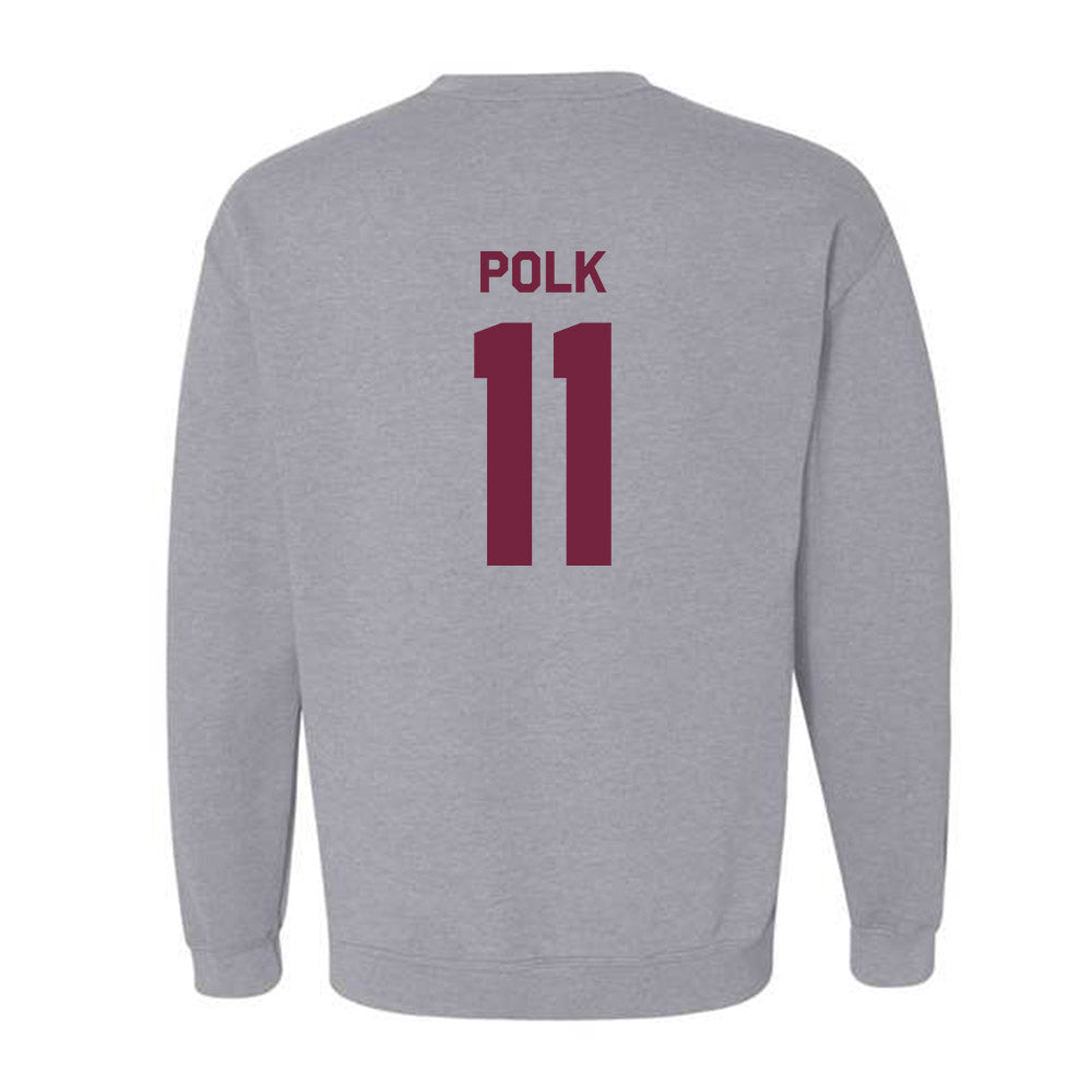 Arizona State - NCAA Men's Basketball : Kash Polk - Classic Shersey Crewneck Sweatshirt-1