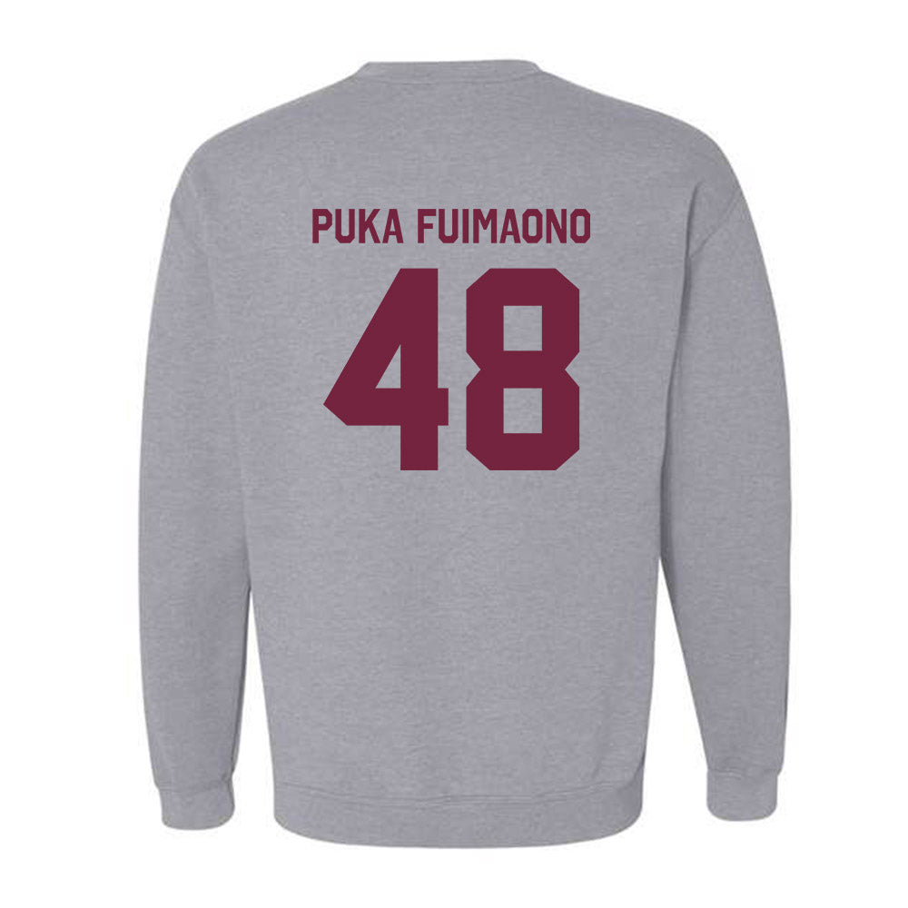 Arizona State - NCAA Football : Lee "Puka" Fuimaono - Classic Shersey Crewneck Sweatshirt-1