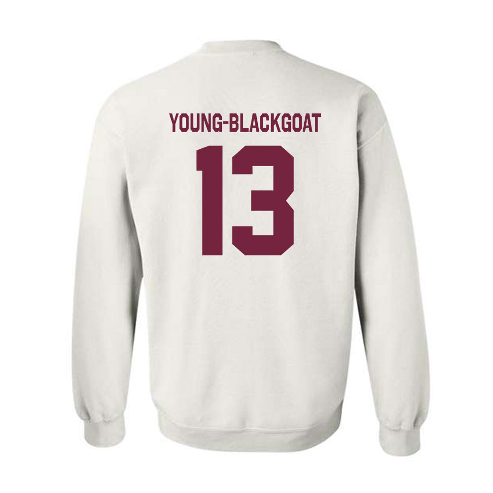 Arizona State - NCAA Football : Prayer Young-Blackgoat - Classic Shersey Crewneck Sweatshirt-3