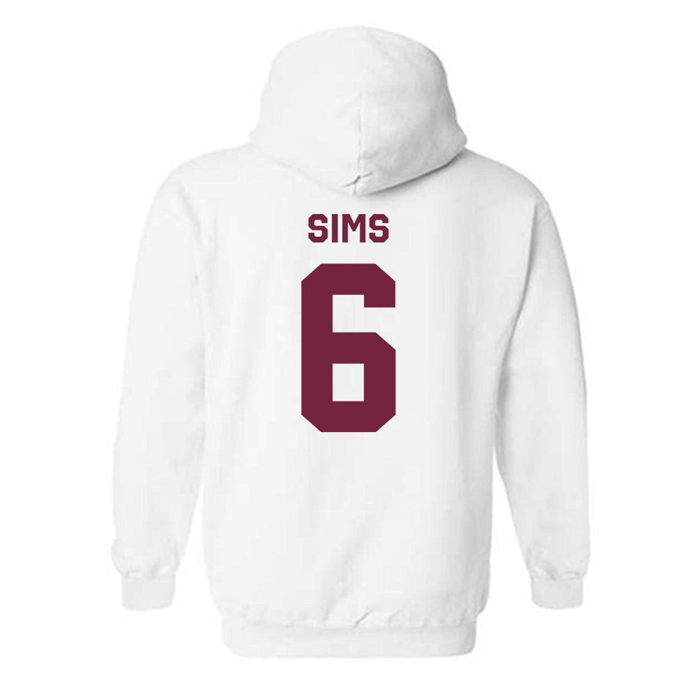 Arizona State - NCAA Football : Jeff Sims - Classic Shersey Hooded Sweatshirt-1