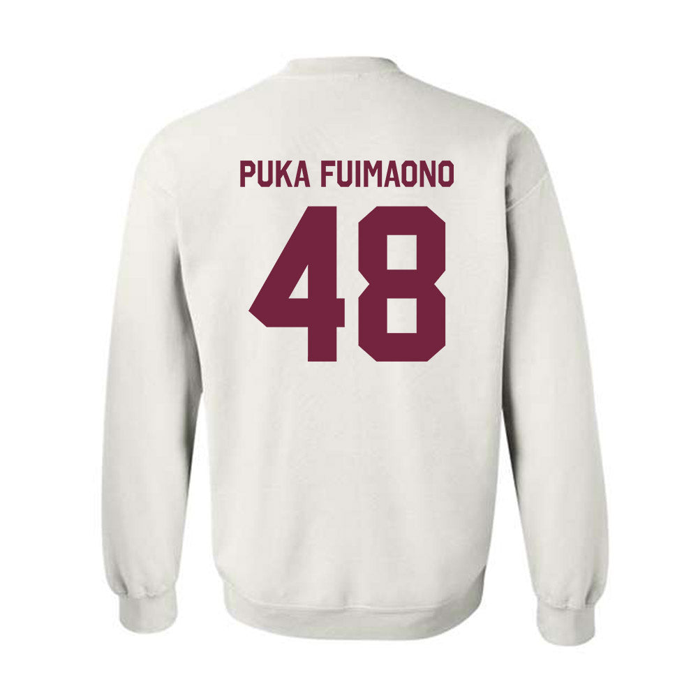 Arizona State - NCAA Football : Lee "Puka" Fuimaono - Classic Shersey Crewneck Sweatshirt-1
