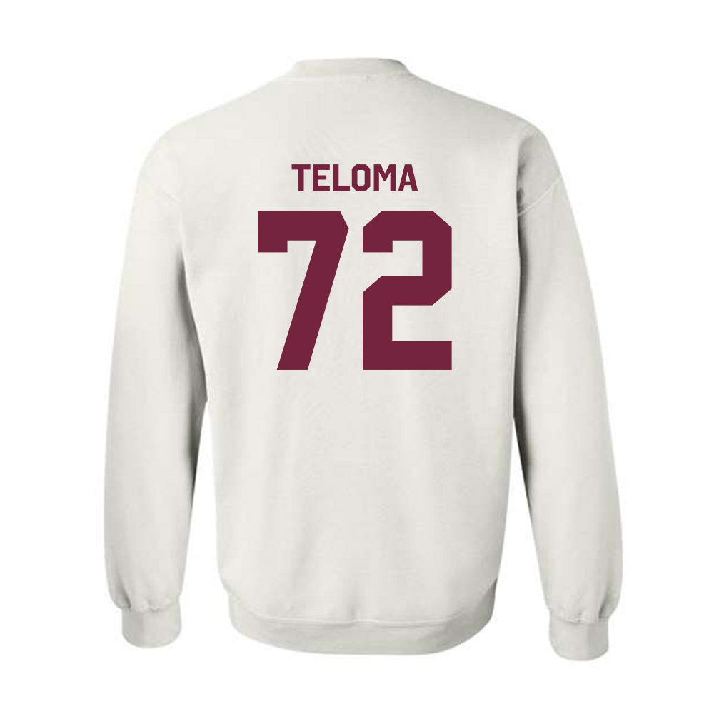Arizona State - NCAA Football : Doughless Teloma - Classic Shersey Crewneck Sweatshirt-1