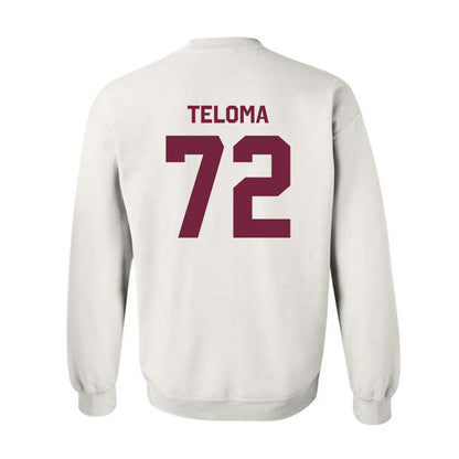Arizona State - NCAA Football : Doughless Teloma - Classic Shersey Crewneck Sweatshirt-1