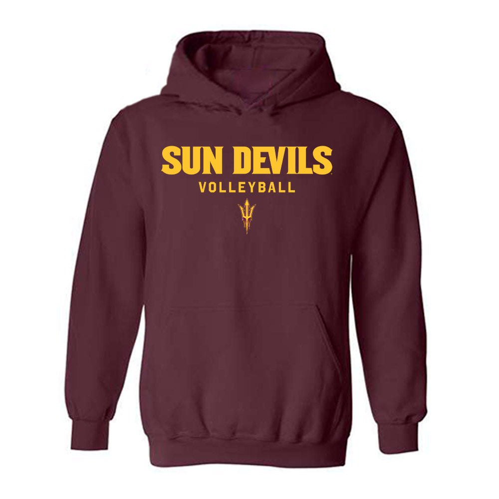 Arizona State - NCAA Women's Volleyball : Grace Martin - Classic Shersey Hooded Sweatshirt-0
