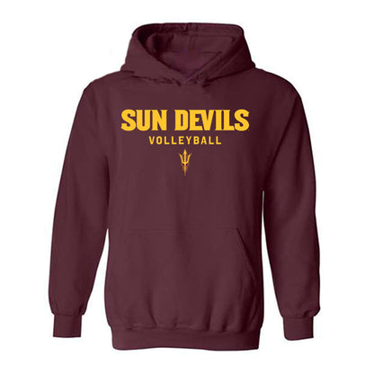 Arizona State - NCAA Women's Volleyball : Grace Martin - Classic Shersey Hooded Sweatshirt-0