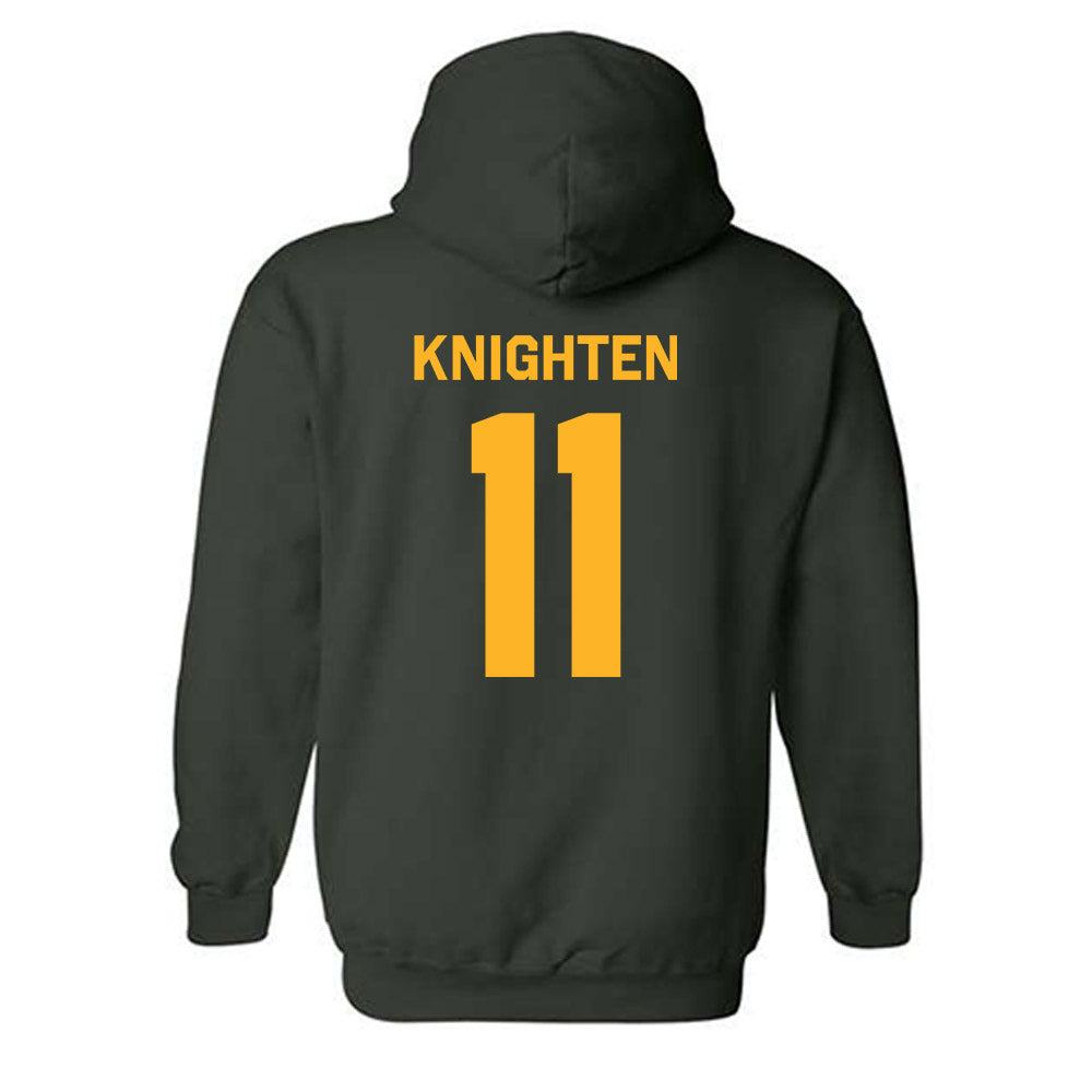 Baylor - NCAA Football : Caden knighten - Classic Shersey Hooded Sweatshirt-3