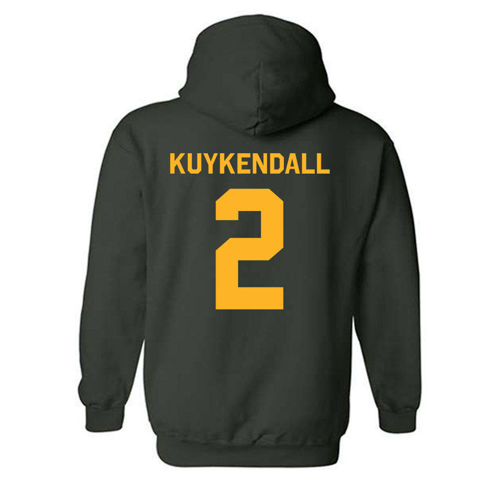 Baylor - NCAA Men's Basketball : Will Kuykendall - Classic Shersey Hooded Sweatshirt-3