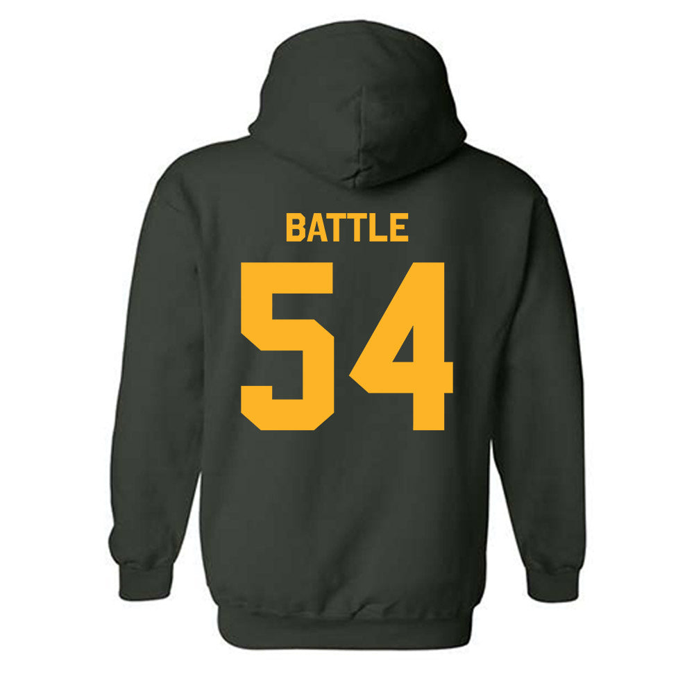 Baylor - NCAA Football : Jaelin Battle - Classic Shersey Hooded Sweatshirt-1