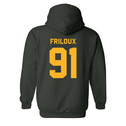 Baylor - NCAA Football : Adonis Friloux - Classic Shersey Hooded Sweatshirt-1